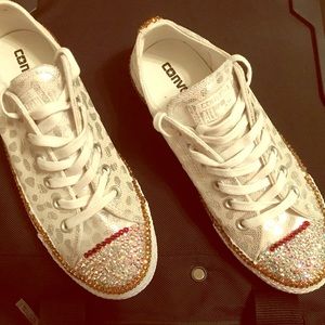 Blinged out Chuck Taylor Converse